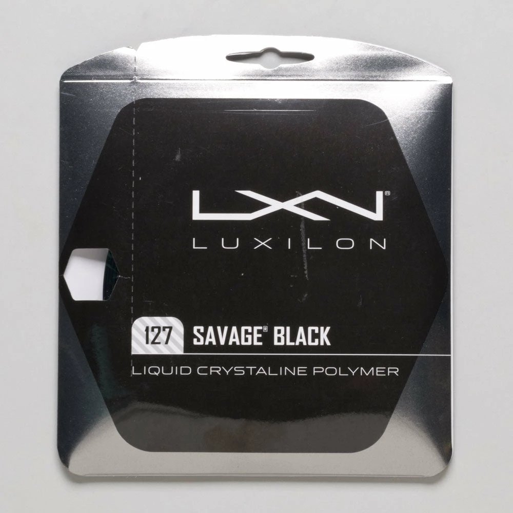 Luxilon Savage Black 16 (1.27) Tennis Accessories 3 Luxilon Savage Black 16 (1.27) Tennis Accessories