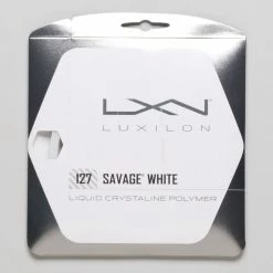 Luxilon Savage White 16 (1.27) Tennis Accessories