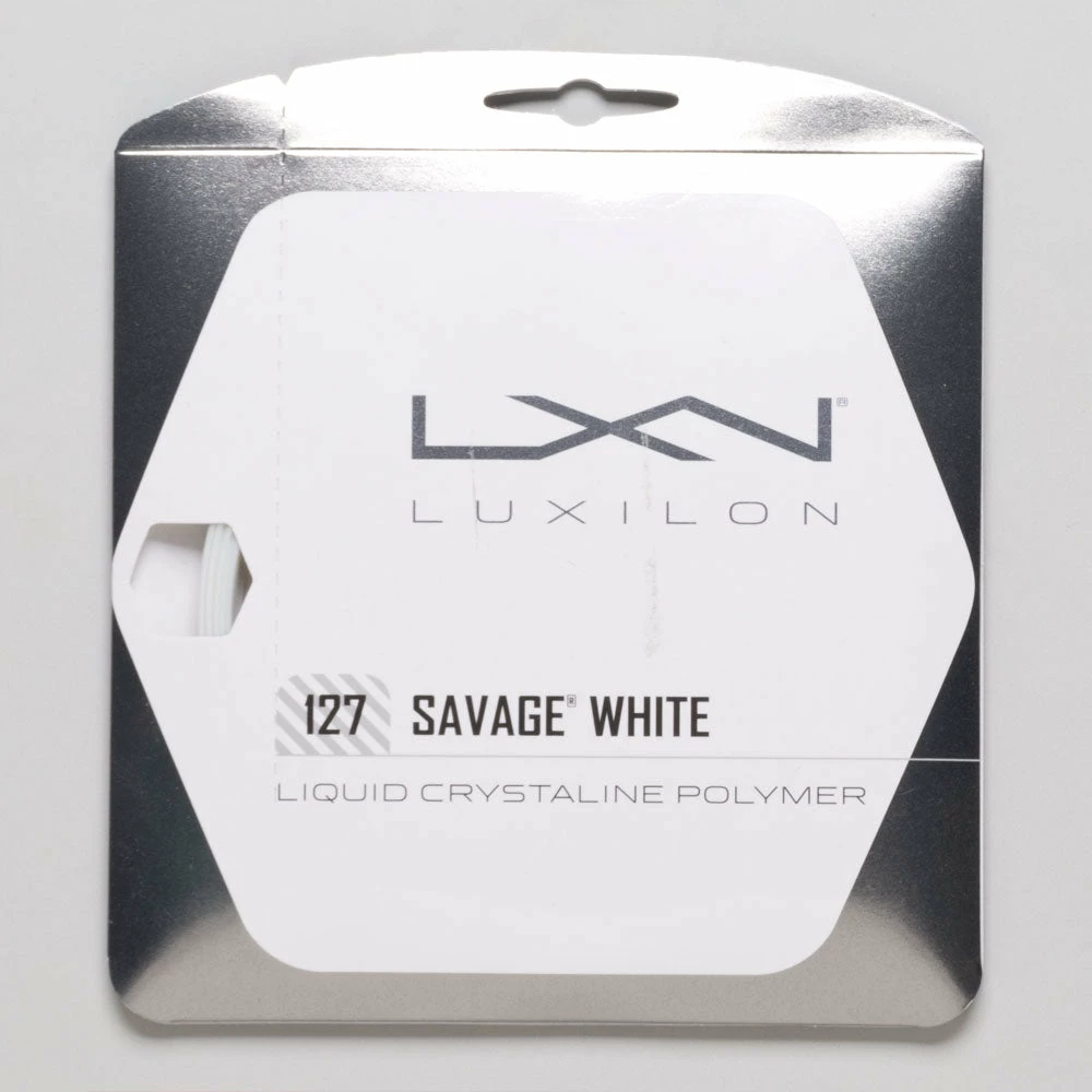 Luxilon Savage White 16 (1.27) Tennis Accessories 3 Luxilon Savage White 16 (1.27) Tennis Accessories