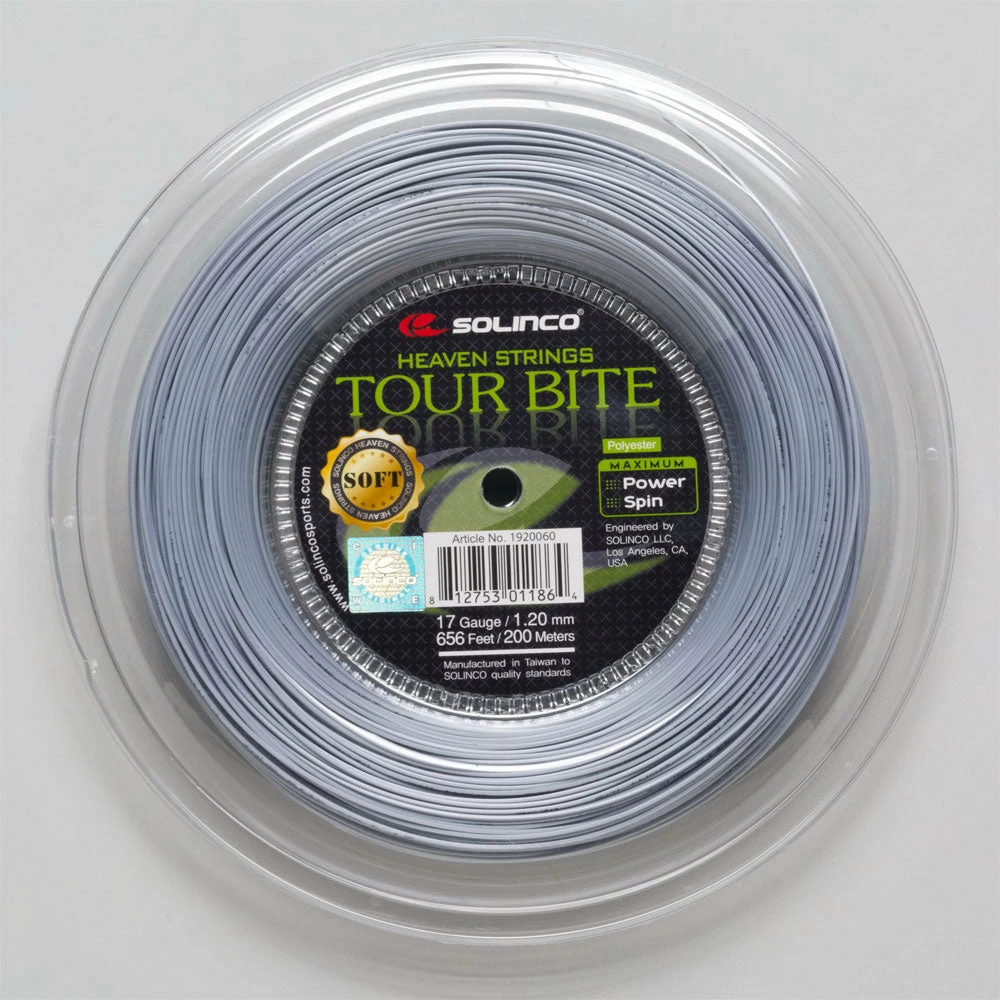 Solinco Tour Bite Soft 17 1.20 660' Reel 3 Solinco Tour Bite Soft 17 1.20 660' Reel