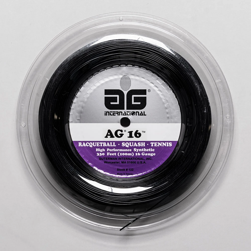 AG International AG Synthetic Gut 16G 330' Reel Tennis Accessories 3 AG International AG Synthetic Gut 16G 330' Reel Tennis Accessories
