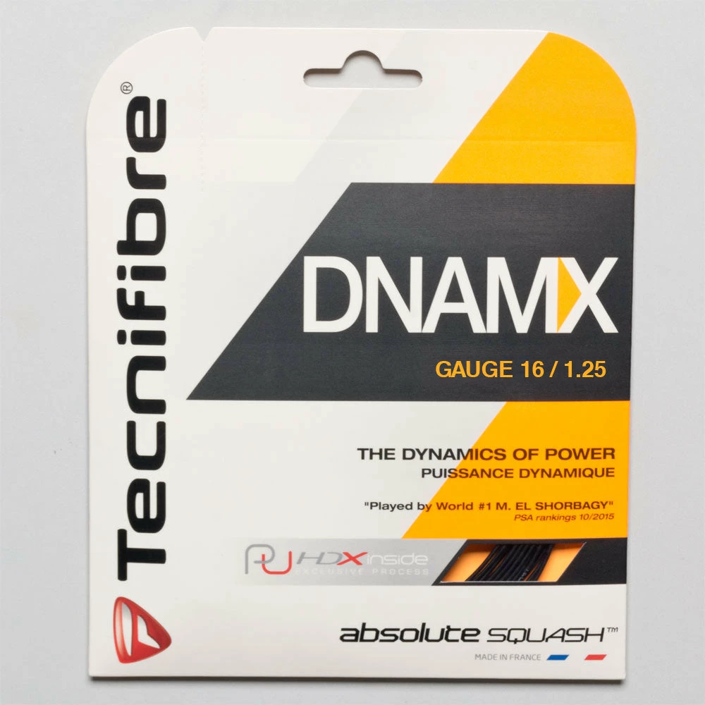 Squash Accessories Tecnifibre DNAMX 16 1.25 3 Squash Accessories Tecnifibre DNAMX 16 1.25