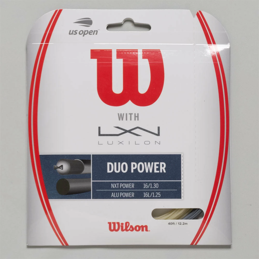 Tennis Accessories Wilson Duo Power ALU Power 125 + NXT Power 16 3 Tennis Accessories Wilson Duo Power ALU Power 125 + NXT Power 16