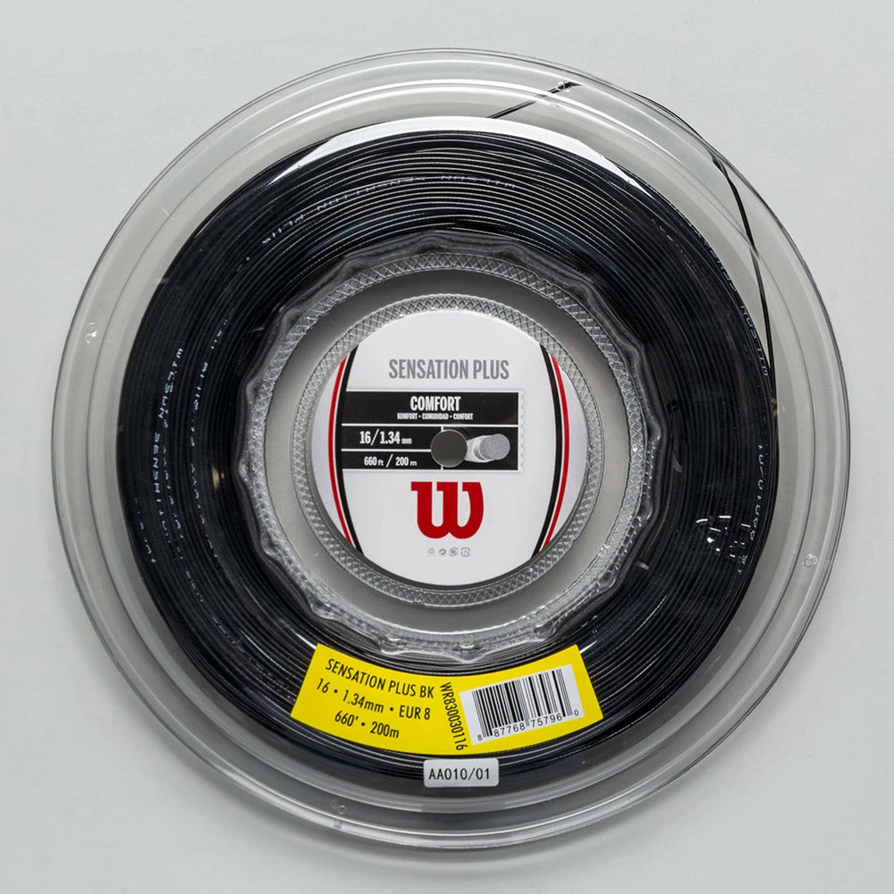 Wilson Sensation Plus 16 660' Reel Tennis Accessories 3 Wilson Sensation Plus 16 660' Reel Tennis Accessories