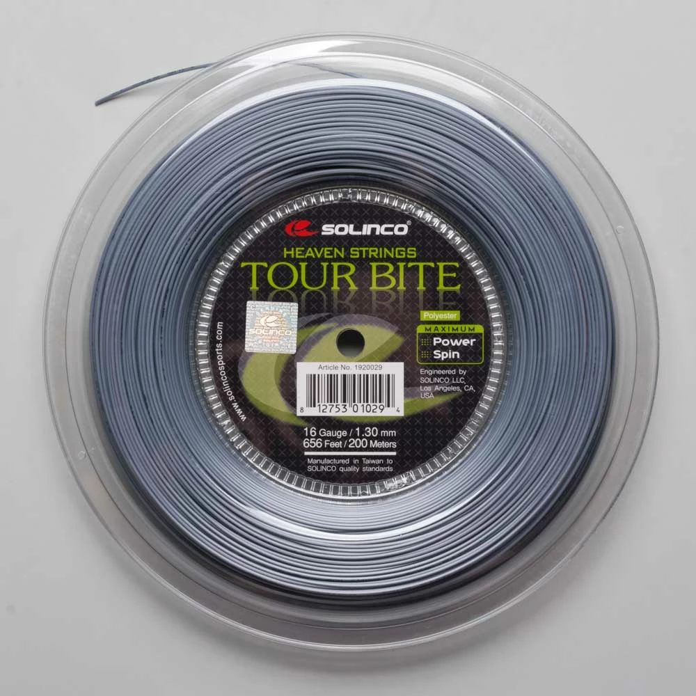 Solinco Tour Bite 16 1.30 656' Reel Tennis Accessories 3 Solinco Tour Bite 16 1.30 656' Reel Tennis Accessories