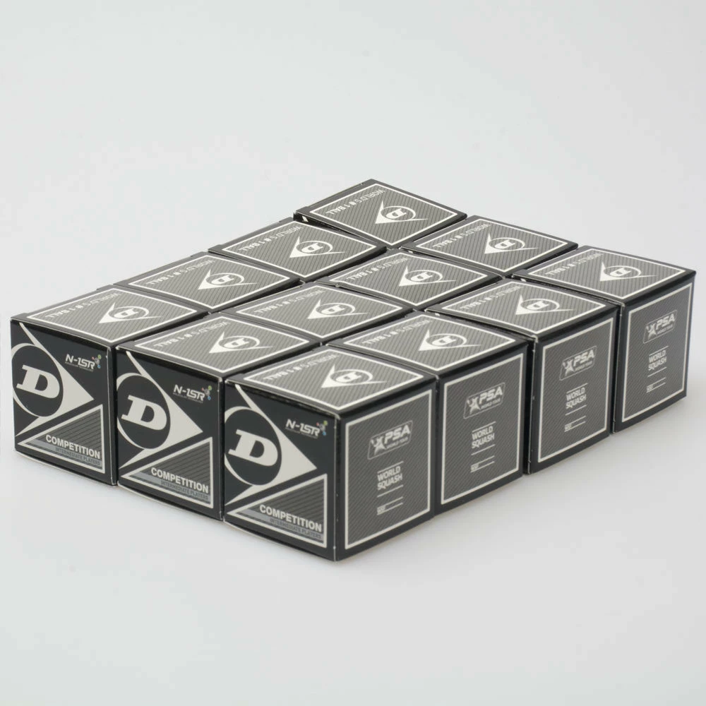 Dunlop Competition 12 Balls Squash Accessories 3 Dunlop Competition 12 Balls Squash Accessories