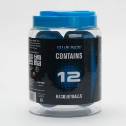Racquetball Accessories Penn Ultra Blue Giant 12 Ball Can