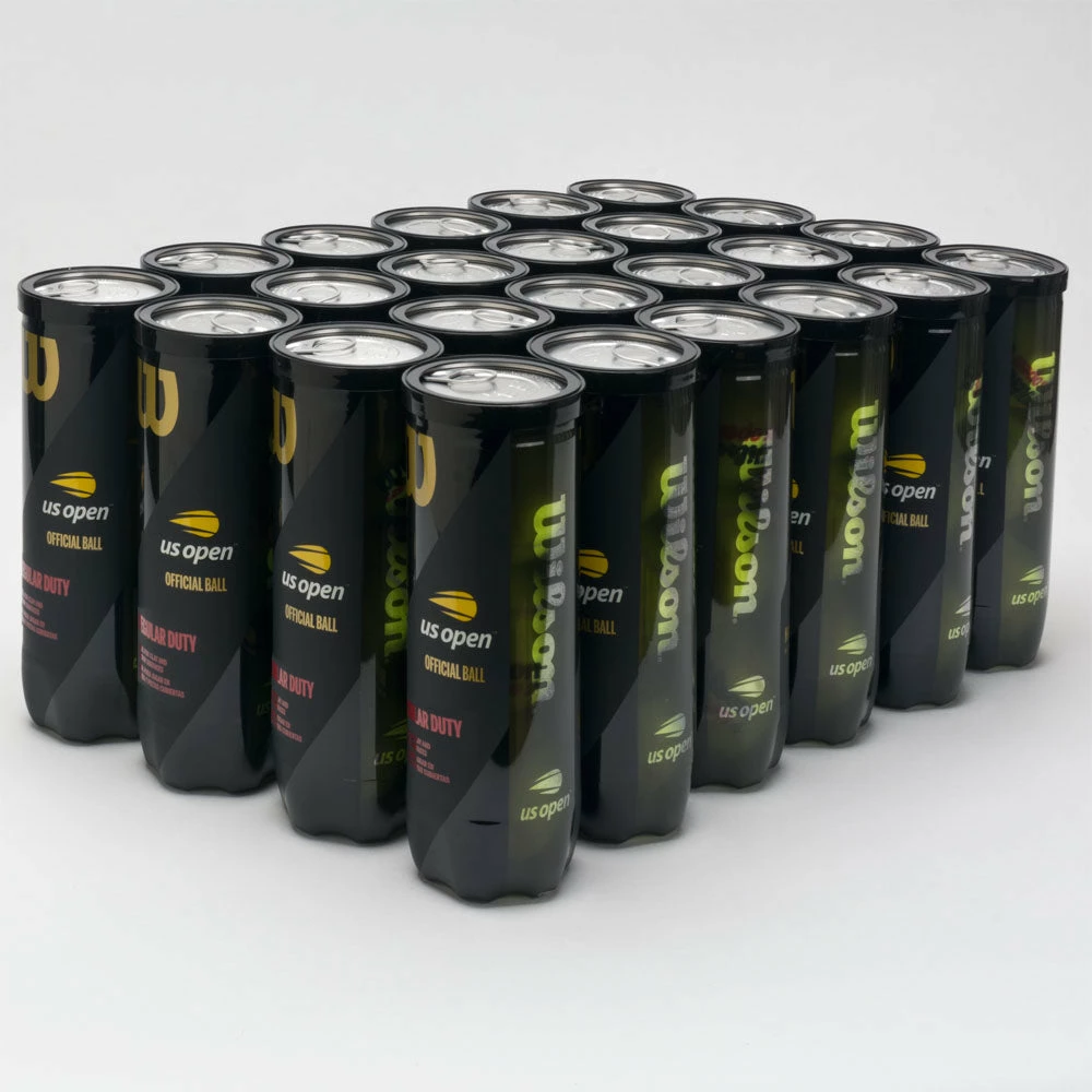 Wilson US Open Regular Duty 24 Cans Tennis Accessories 3 Wilson US Open Regular Duty 24 Cans Tennis Accessories