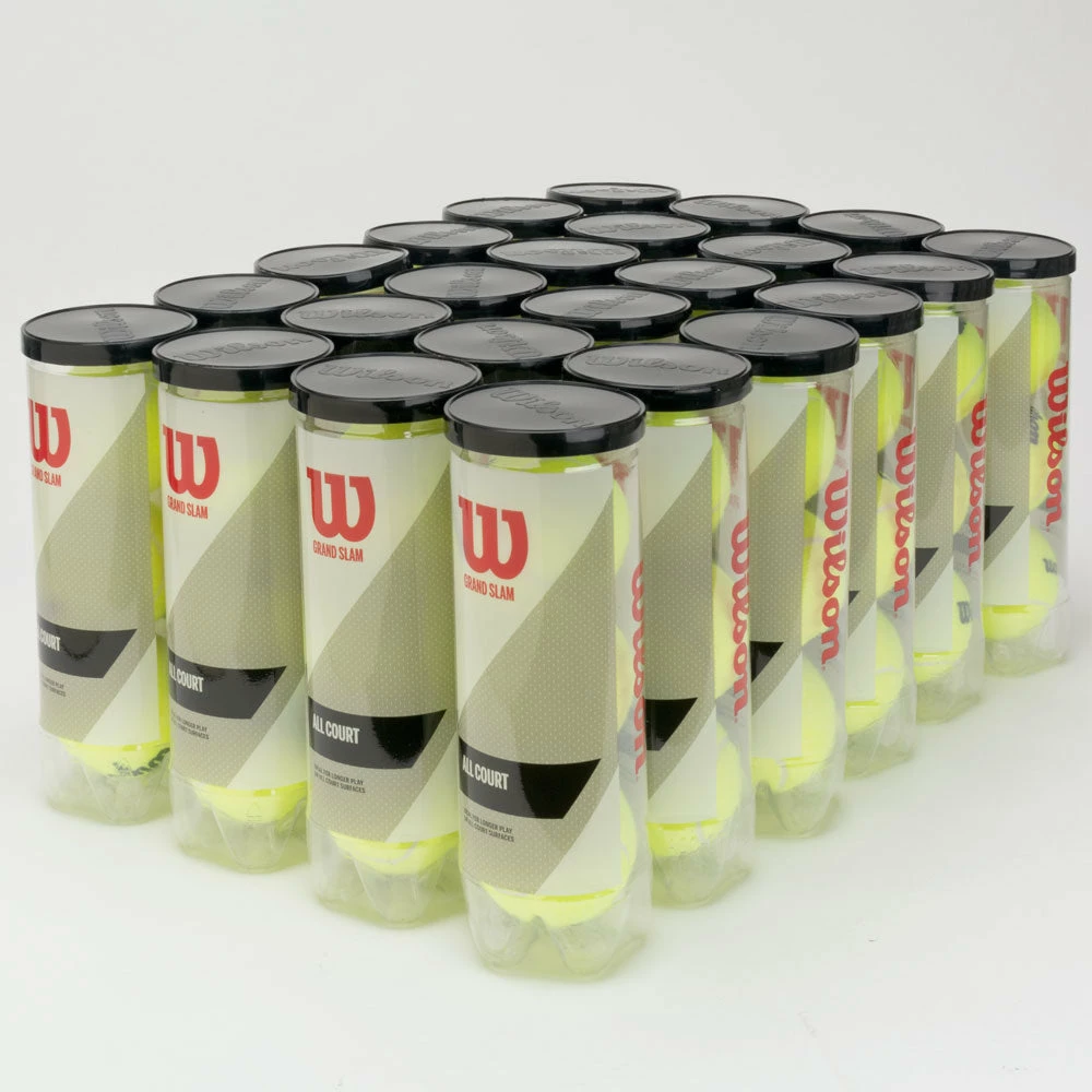 Wilson Grand Slam Extra Duty 24 Cans Tennis Accessories 3 Wilson Grand Slam Extra Duty 24 Cans Tennis Accessories