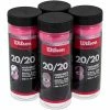 Wilson 20/20 Racquetballs 4 Cans