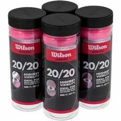 Wilson 20/20 Racquetballs 4 Cans