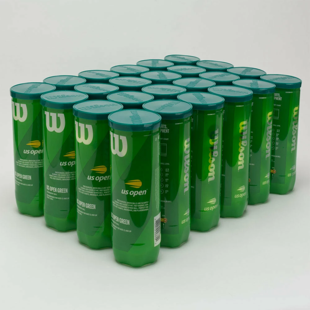 Tennis Accessories Wilson US Open Tournament Green Ball 24 Cans 3 Tennis Accessories Wilson US Open Tournament Green Ball 24 Cans