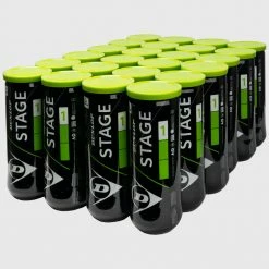 Dunlop Stage 1 Green Training Ball 24 Cans Tennis Accessories