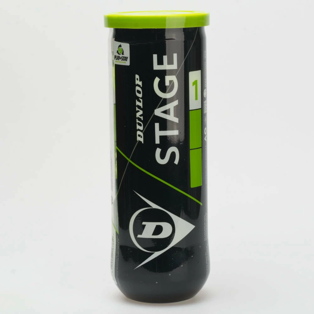 Dunlop Stage 1 Green Training Ball 24 Cans Tennis Accessories 4 Dunlop Stage 1 Green Training Ball 24 Cans Tennis Accessories