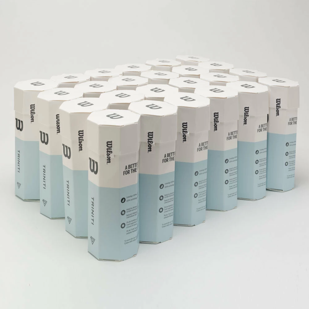 Wilson Triniti 24 Recycled Paper Containers Tennis Accessories 3 Wilson Triniti 24 Recycled Paper Containers Tennis Accessories