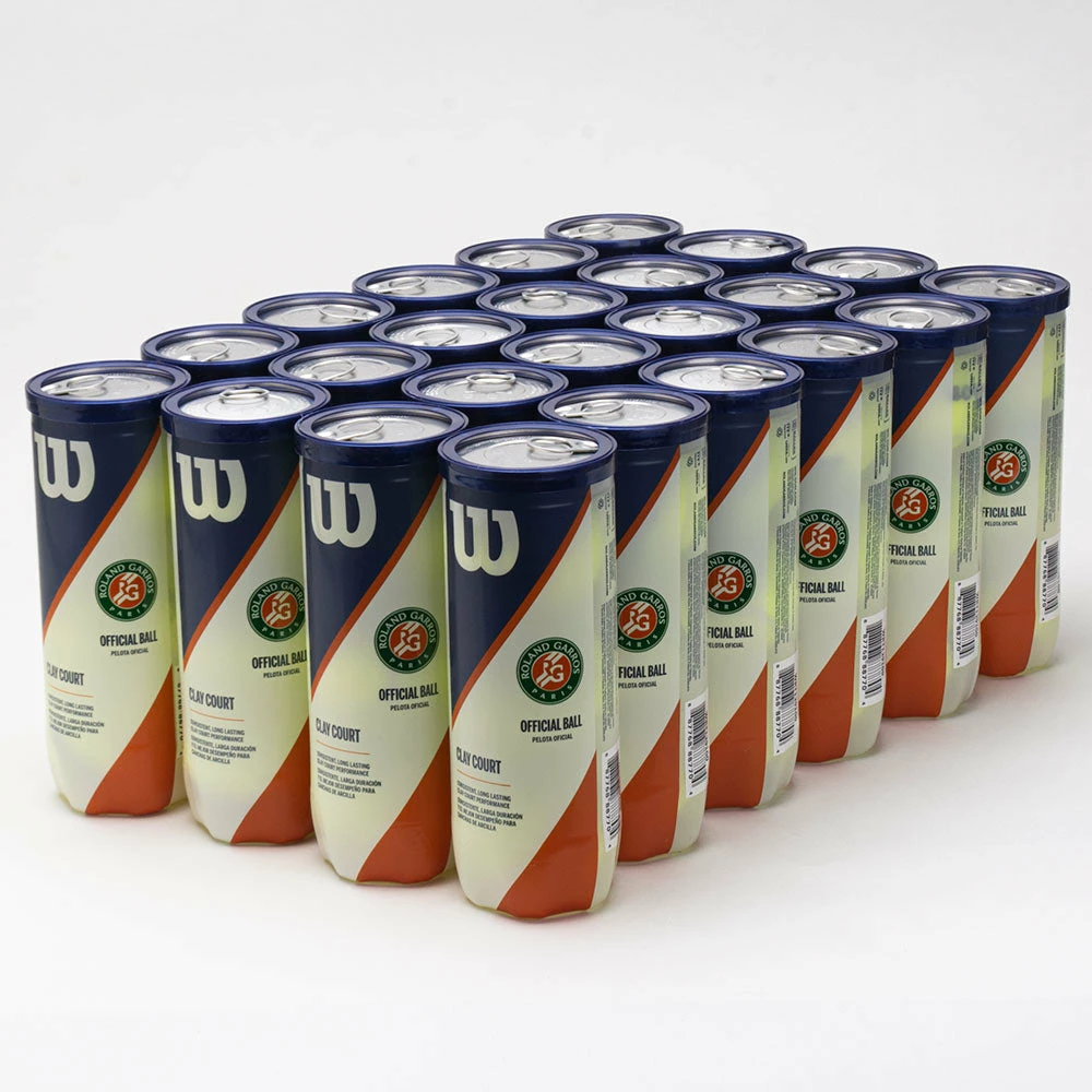 Wilson Roland Garros Har Tru Clay Court 24 Cans Tennis Accessories 3 Wilson Roland Garros Har Tru Clay Court 24 Cans Tennis Accessories