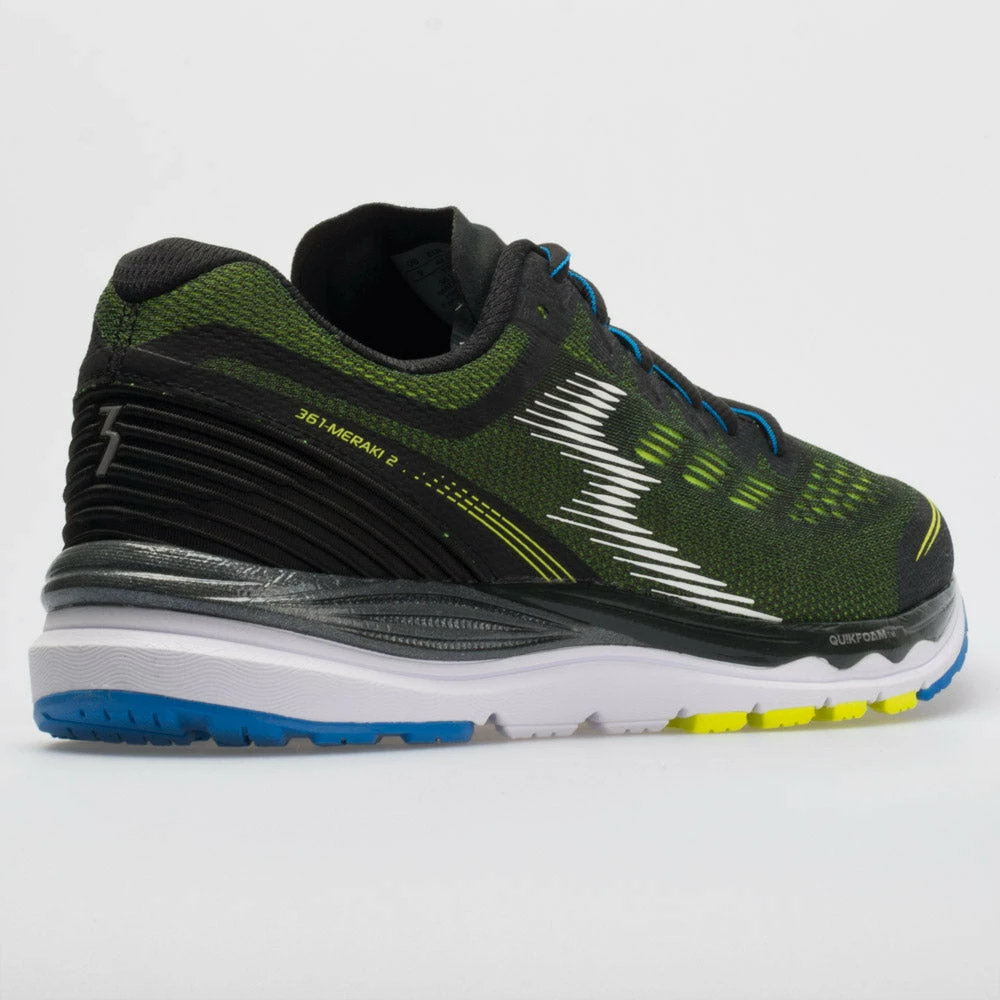 361 Meraki 2 Men's Black/Spark Running Shoes 8 361 Meraki 2 Men's Black/Spark Running Shoes