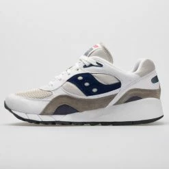 Saucony Shadow 6000 Men's White/Gray/Navy Lifestyle Sneakers