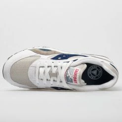 Saucony Shadow 6000 Men's White/Gray/Navy Lifestyle Sneakers