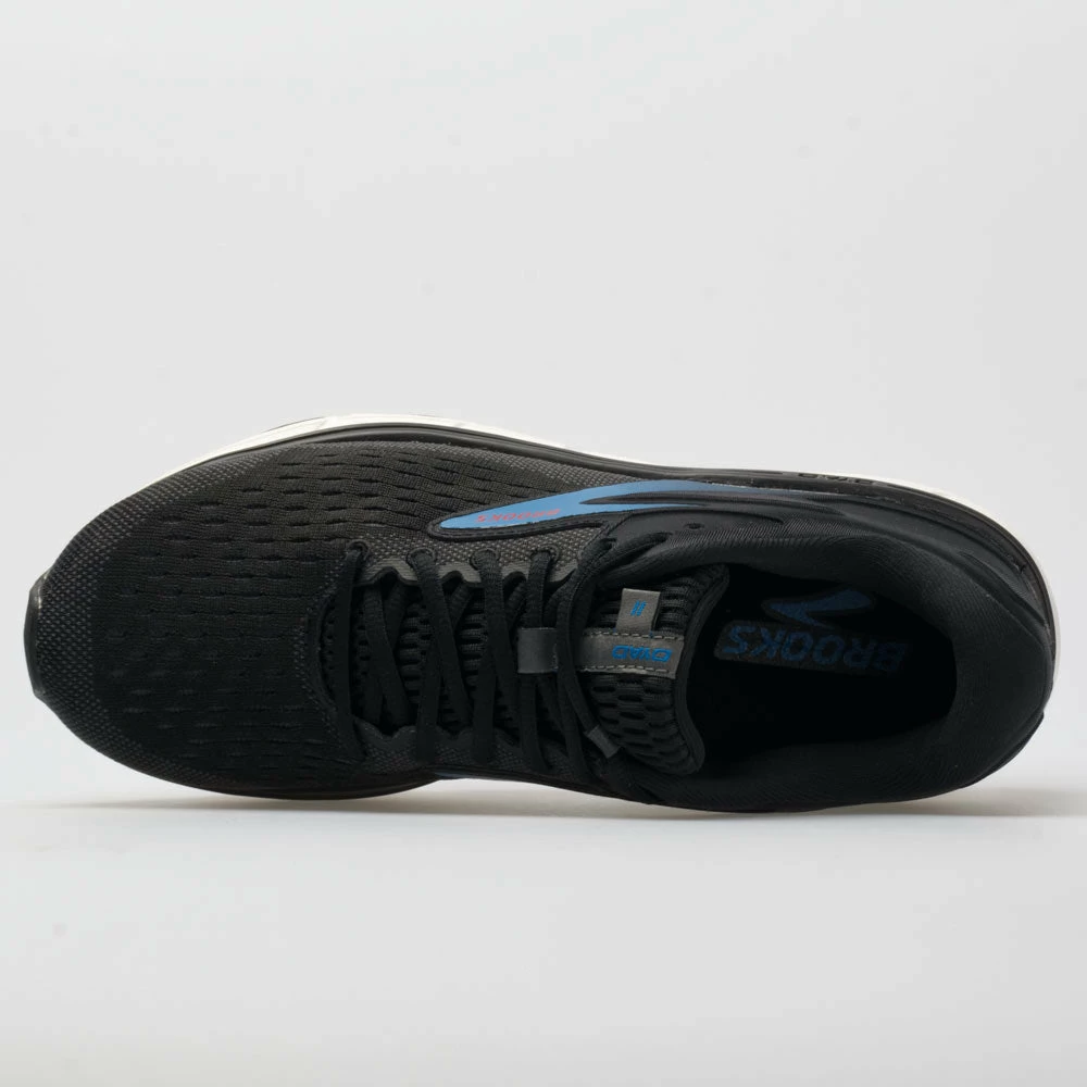 Brooks Dyad 11 Men's Black/Ebony/Blue Running Shoes 5 Brooks Dyad 11 Men's Black/Ebony/Blue Running Shoes