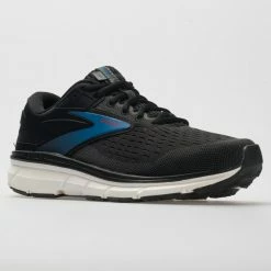 Brooks Dyad 11 Men's Black/Ebony/Blue Running Shoes 12 Brooks Dyad 11 Men's Black/Ebony/Blue Running Shoes