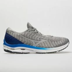 Mizuno Wave Rider 24 Waveknit Men's Frost Gray/White