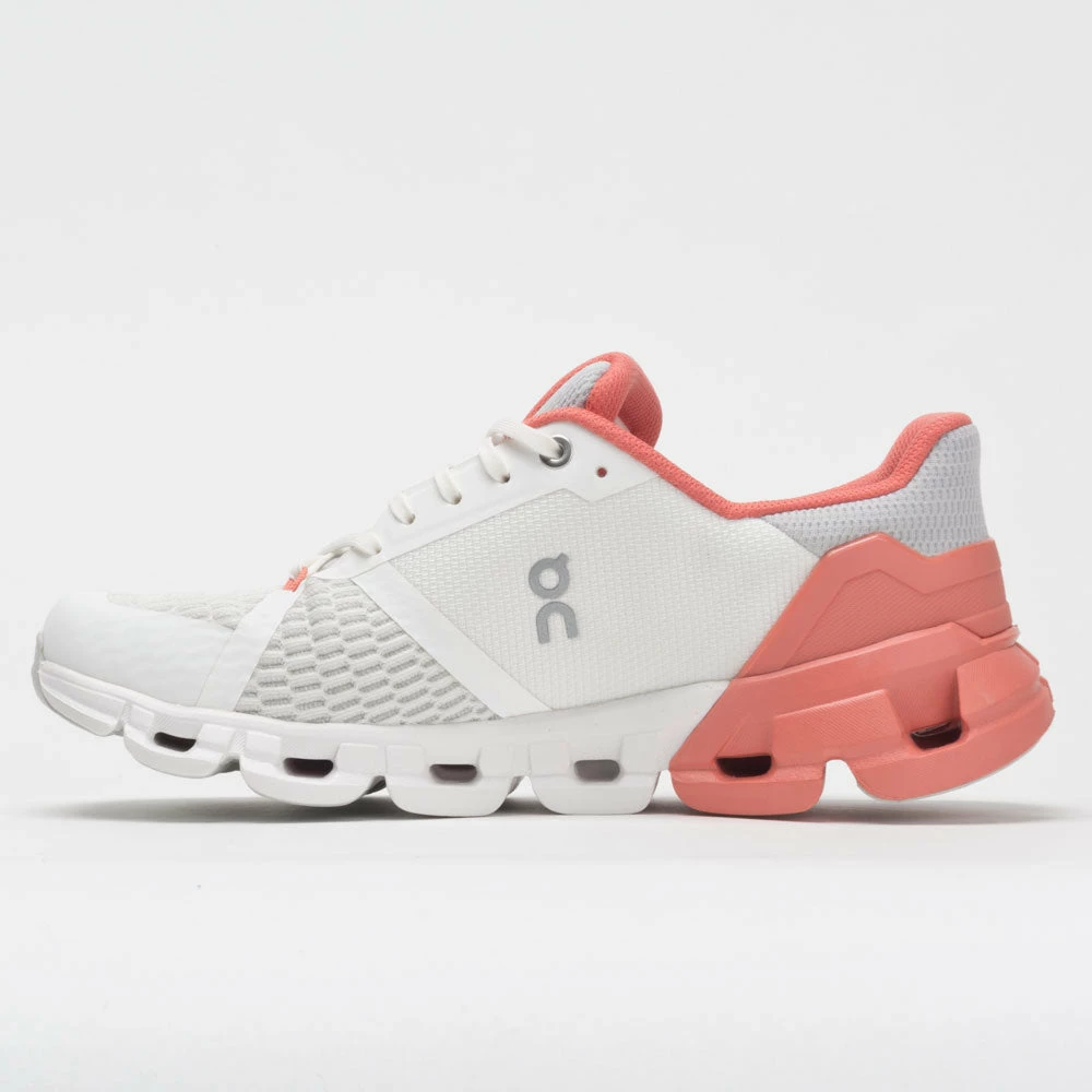 On Running On Cloudflyer Women's White/Coral 4 On Running On Cloudflyer Women's White/Coral