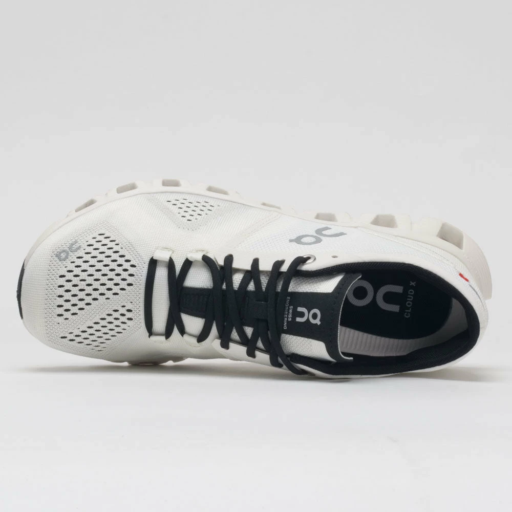 On Running On Cloud X Men's White/Black Running Shoes 5 On Running On Cloud X Men's White/Black Running Shoes