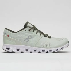 On Running On Cloud X Men's Aloe/White Running Shoes