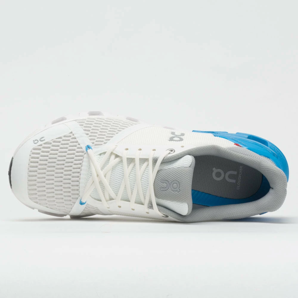 On Running Running Shoes On Cloudflyer Men's White/Blue 5 On Running Running Shoes On Cloudflyer Men's White/Blue