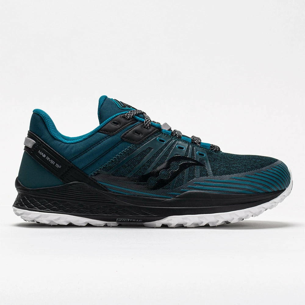 Saucony Mad River TR 2 Men's Deep Teal/Black Trail Running Shoes 3 Saucony Mad River TR 2 Men's Deep Teal/Black Trail Running Shoes
