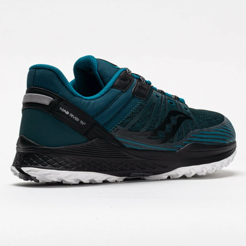 Saucony Mad River TR 2 Men's Deep Teal/Black Trail Running Shoes 8 Saucony Mad River TR 2 Men's Deep Teal/Black Trail Running Shoes