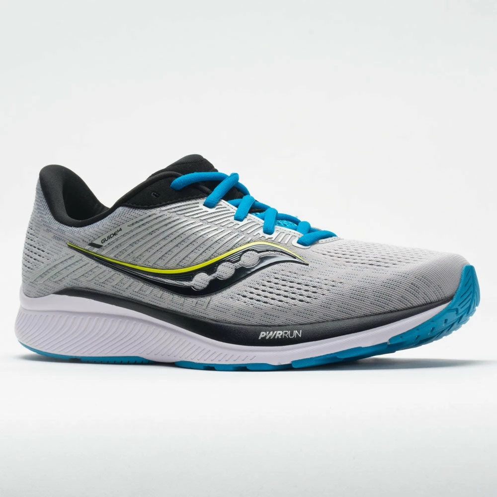 Running Shoes Saucony Guide 14 Men's Alloy/Cobalt 7 Running Shoes Saucony Guide 14 Men's Alloy/Cobalt