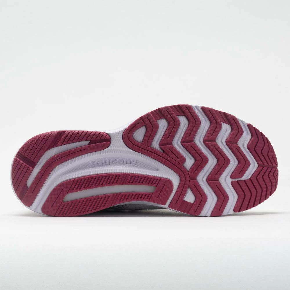 Running Shoes Saucony Guide 14 Women's Alloy/Cherry 6 Running Shoes Saucony Guide 14 Women's Alloy/Cherry