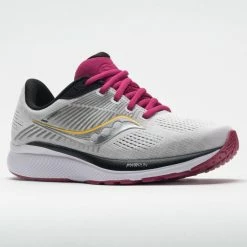 Running Shoes Saucony Guide 14 Women's Alloy/Cherry 12 Running Shoes Saucony Guide 14 Women's Alloy/Cherry