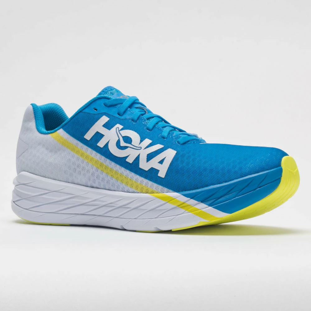 Hoka One One Rocket X Unisex White/Diva Blue 7 Hoka One One Rocket X Unisex White/Diva Blue