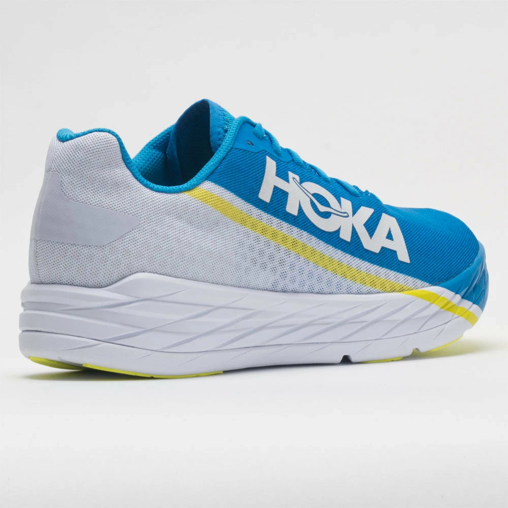 Hoka One One Rocket X Unisex White/Diva Blue 8 Hoka One One Rocket X Unisex White/Diva Blue