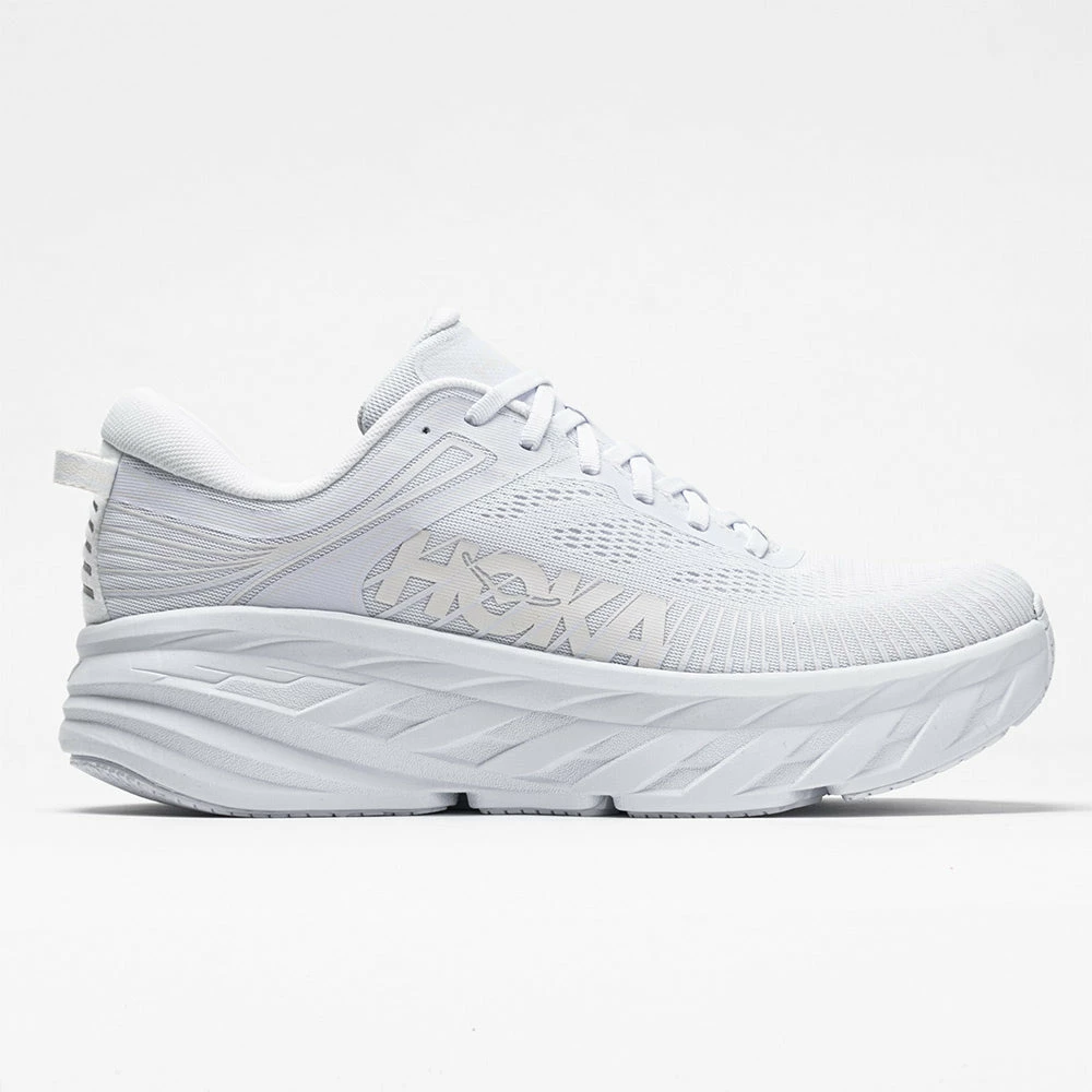 Hoka One One Bondi 7 Men's White/White Running Shoes 3 Hoka One One Bondi 7 Men's White/White Running Shoes