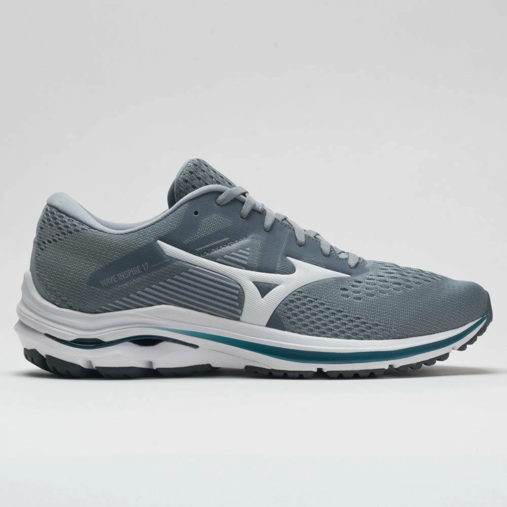 Mizuno Wave Inspire 17 Men's Sleet/White 3 Mizuno Wave Inspire 17 Men's Sleet/White