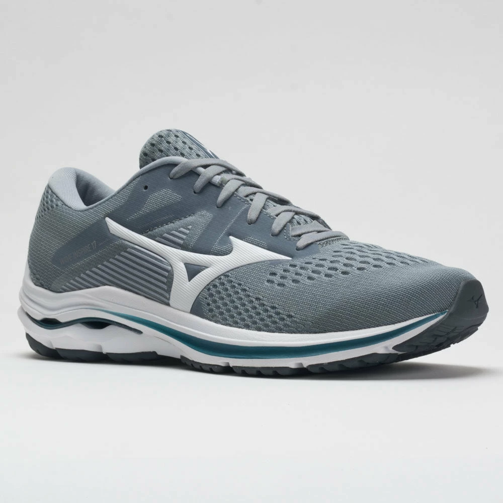 Mizuno Wave Inspire 17 Men's Sleet/White 7 Mizuno Wave Inspire 17 Men's Sleet/White