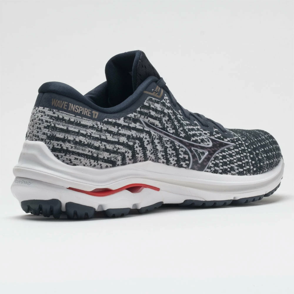 Mizuno Wave Inspire 17 Waveknit Women's India Ink/Lilac Hint Running Shoes 8 Mizuno Wave Inspire 17 Waveknit Women's India Ink/Lilac Hint Running Shoes