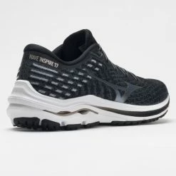 Mizuno Wave Inspire 17 Waveknit Women's Black/Platinum Gold 13 Mizuno Wave Inspire 17 Waveknit Women's Black/Platinum Gold