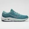 Mizuno Wave Inspire 17 Waveknit Women's Dusty Turquoise/White Running Shoes 1 Mizuno Wave Inspire 17 Waveknit Women's Dusty Turquoise/White Running Shoes