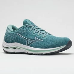 Mizuno Wave Inspire 17 Waveknit Women's Dusty Turquoise/White Running Shoes