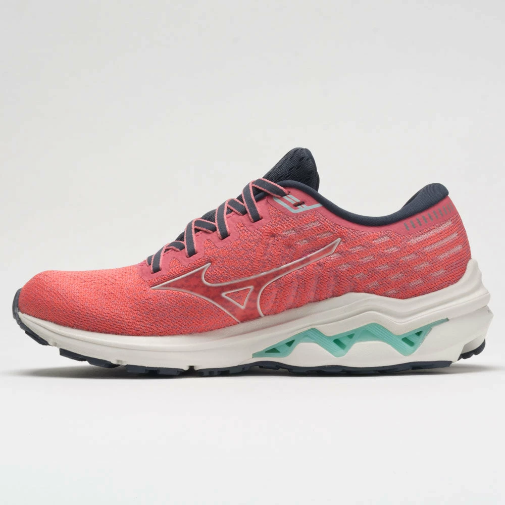 Mizuno Wave Inspire 17 Waveknit Women's Ignition Red/Snow White Running Shoes 4 Mizuno Wave Inspire 17 Waveknit Women's Ignition Red/Snow White Running Shoes