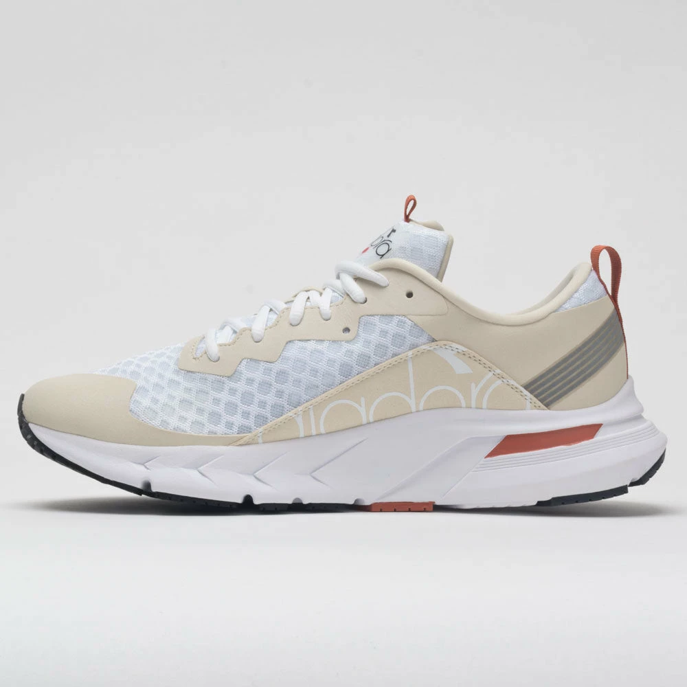 Diadora Mythos Blushield Volo Men's White/Almond Milk/Mecca Orange Running Shoes 4 Diadora Mythos Blushield Volo Men's White/Almond Milk/Mecca Orange Running Shoes