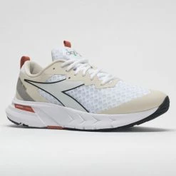 Diadora Mythos Blushield Volo Men's White/Almond Milk/Mecca Orange Running Shoes 12 Diadora Mythos Blushield Volo Men's White/Almond Milk/Mecca Orange Running Shoes