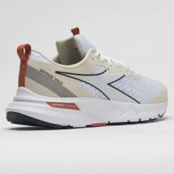 Diadora Mythos Blushield Volo Men's White/Almond Milk/Mecca Orange Running Shoes 13 Diadora Mythos Blushield Volo Men's White/Almond Milk/Mecca Orange Running Shoes