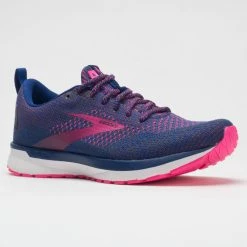 Running Shoes Brooks Revel 4 Pixel Pack Women's Blue/Ebony/Pink 12 Running Shoes Brooks Revel 4 Pixel Pack Women's Blue/Ebony/Pink