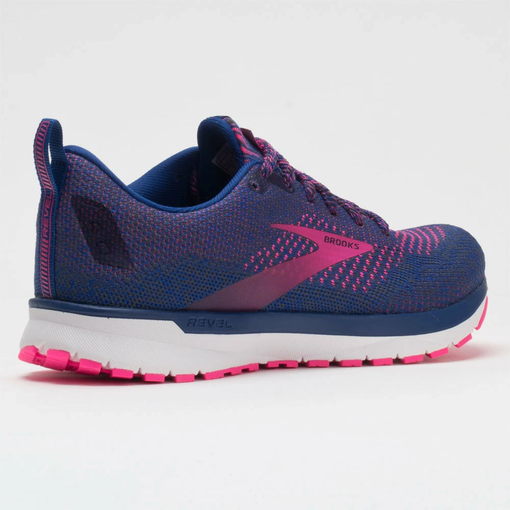 Running Shoes Brooks Revel 4 Pixel Pack Women's Blue/Ebony/Pink 8 Running Shoes Brooks Revel 4 Pixel Pack Women's Blue/Ebony/Pink